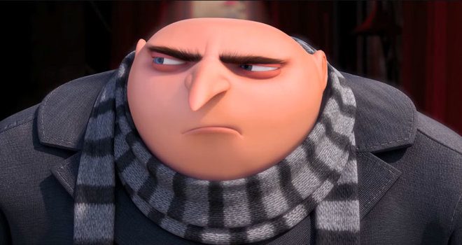 Gru's Height Copypasta Meme Template