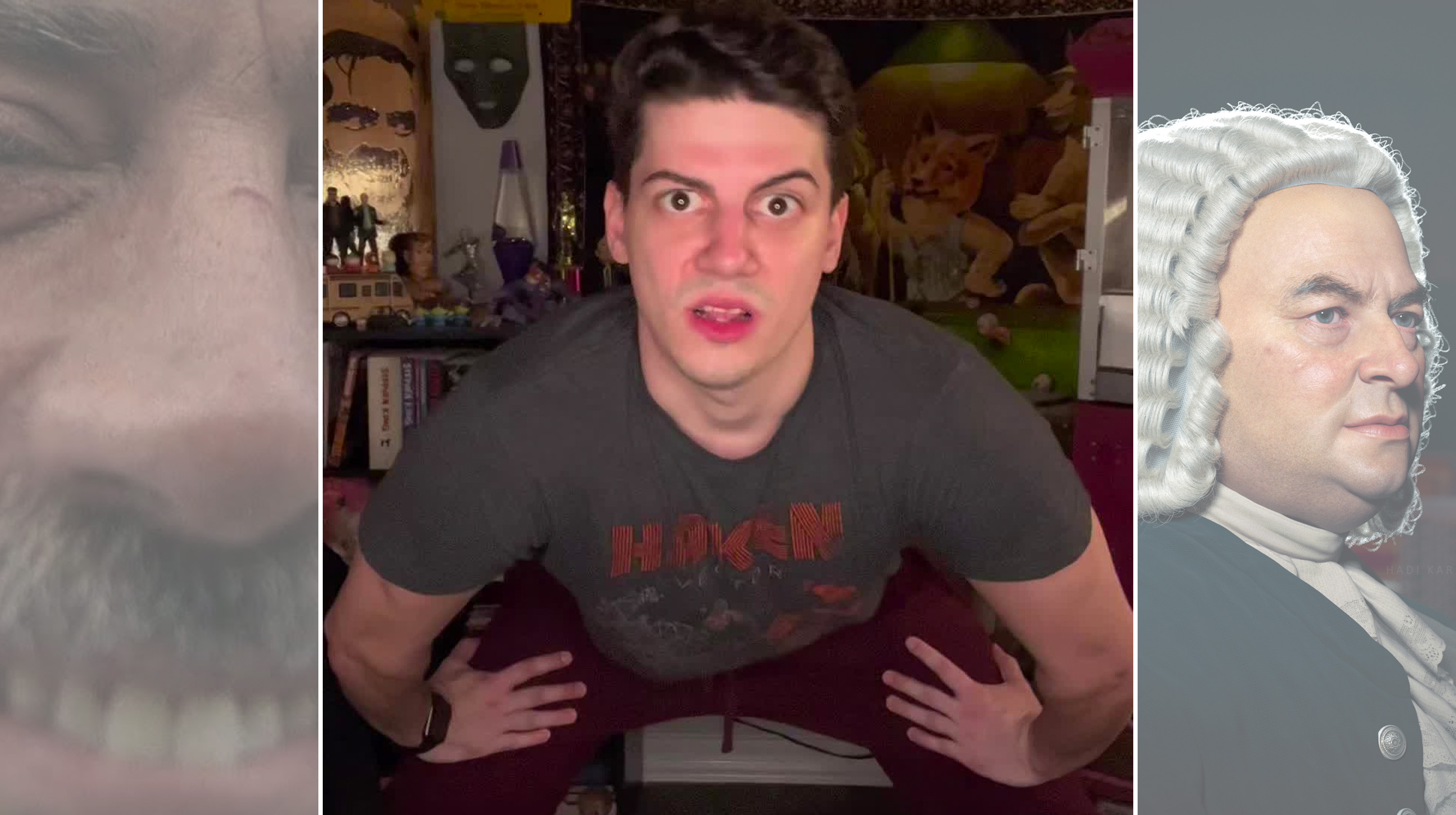 Guy Singing Bach's Cello Suite No. 1 In G Major Meme Template