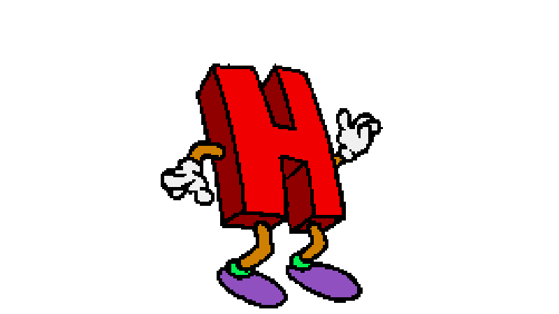 H (Alphabet) Meme Template