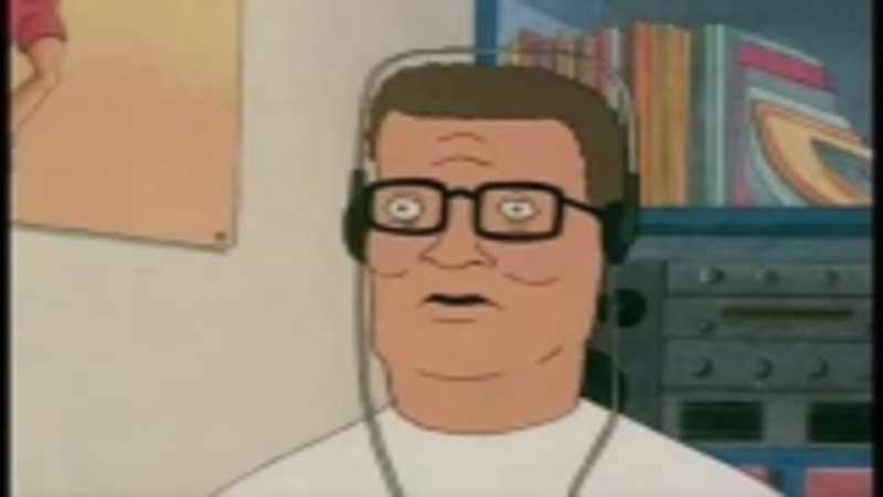 Hank Hill Listens to X