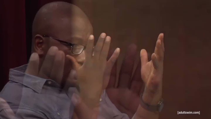 Hannibal Buress Looking at His Hands Meme Template