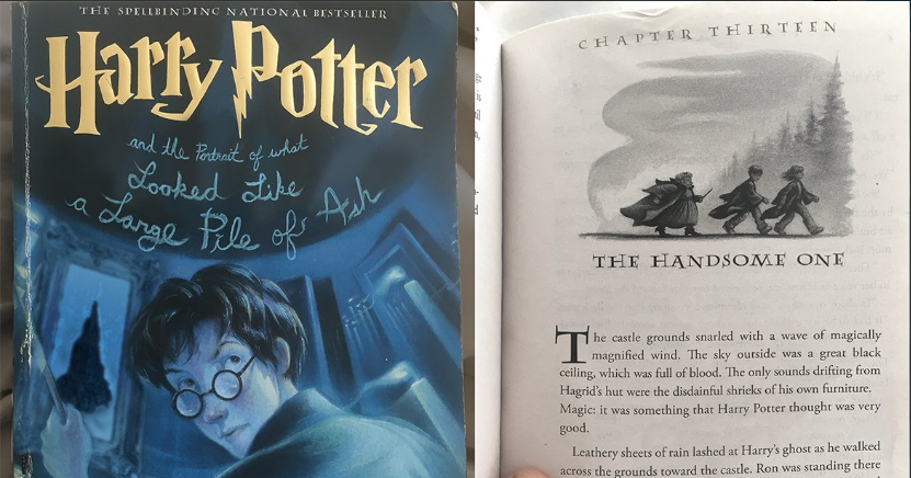 Harry Potter Predictive Text Chapter Meme Template