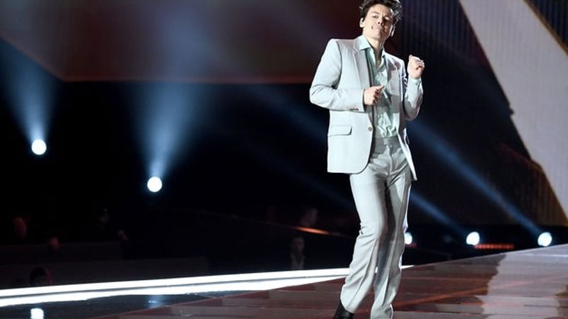 Harry Styles Victoria's Secret Fashion Show Dance Meme Template