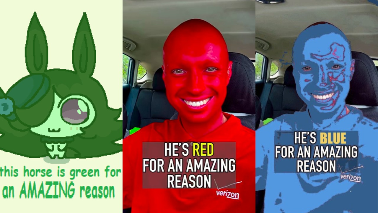 He's Red For An Amazing Reason Meme Template
