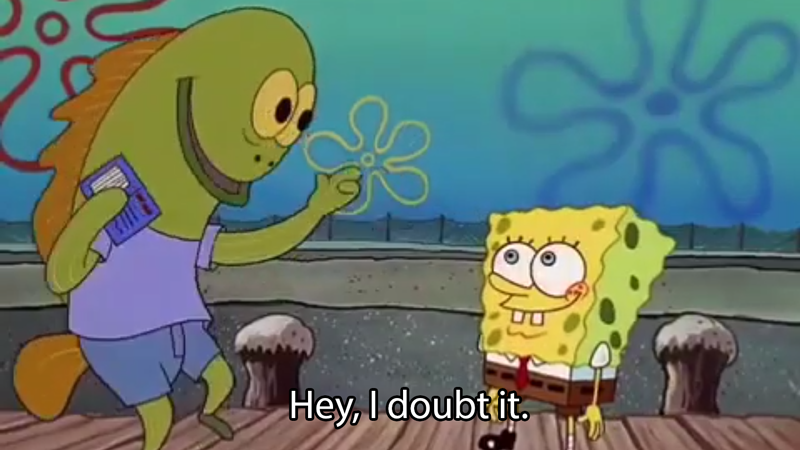 Hey I Doubt It Meme Template