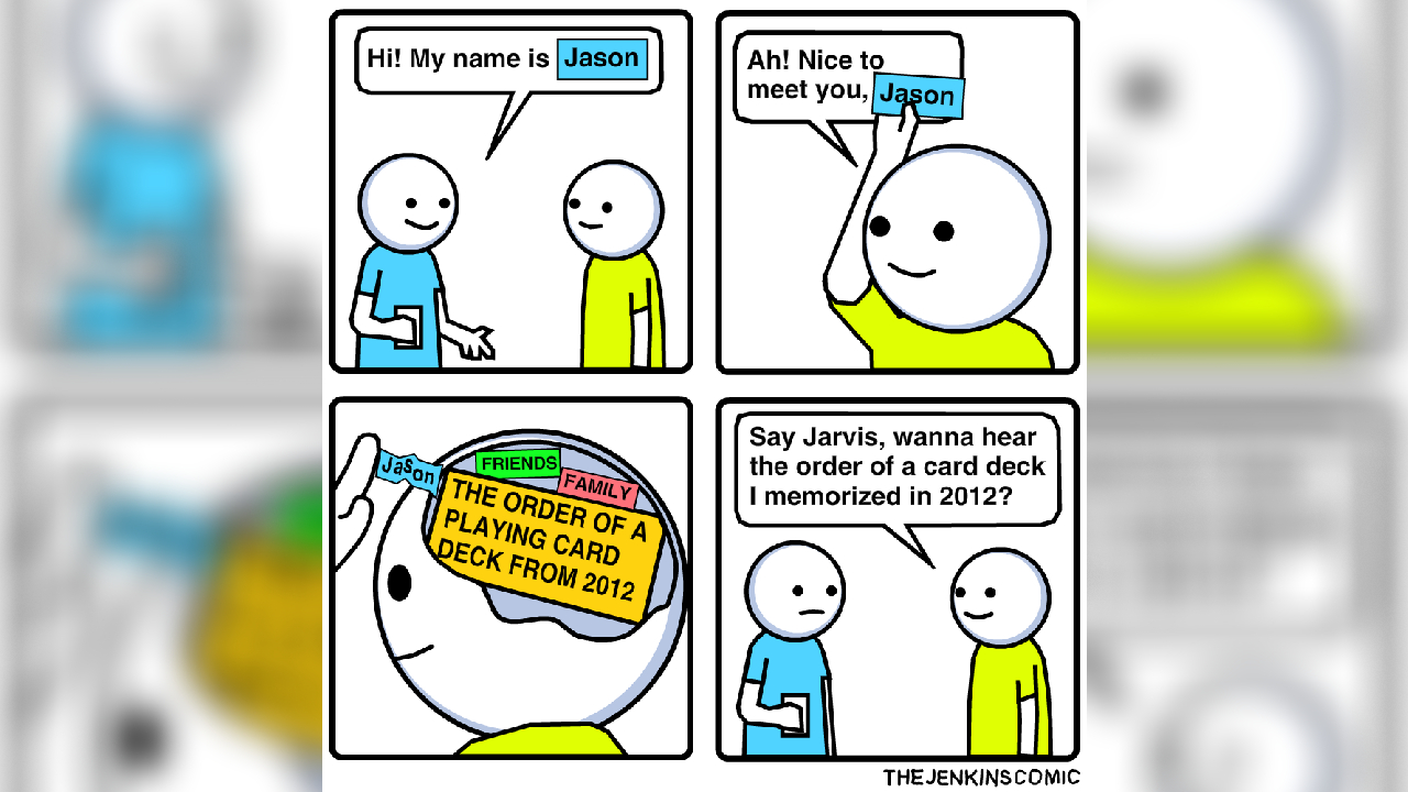 Hi! My Name Is Jason / Remembering People's Names Meme Template