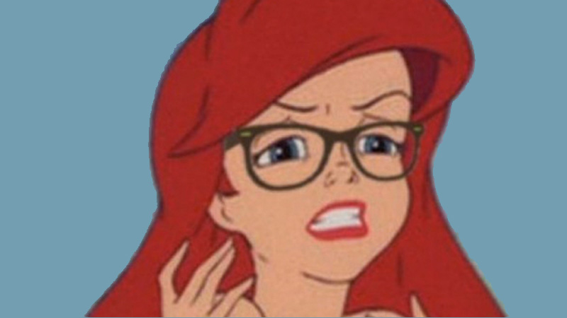 Hipster Mermaid / Hipster Ariel