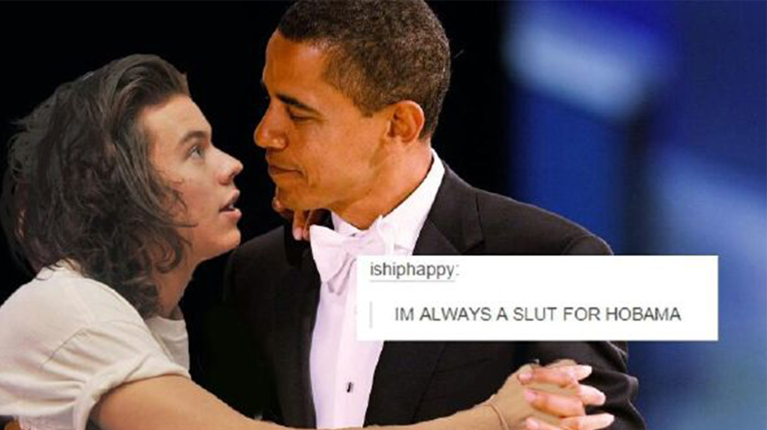Hobama / Harry Styles and Barack Obama Fanfiction Meme Template