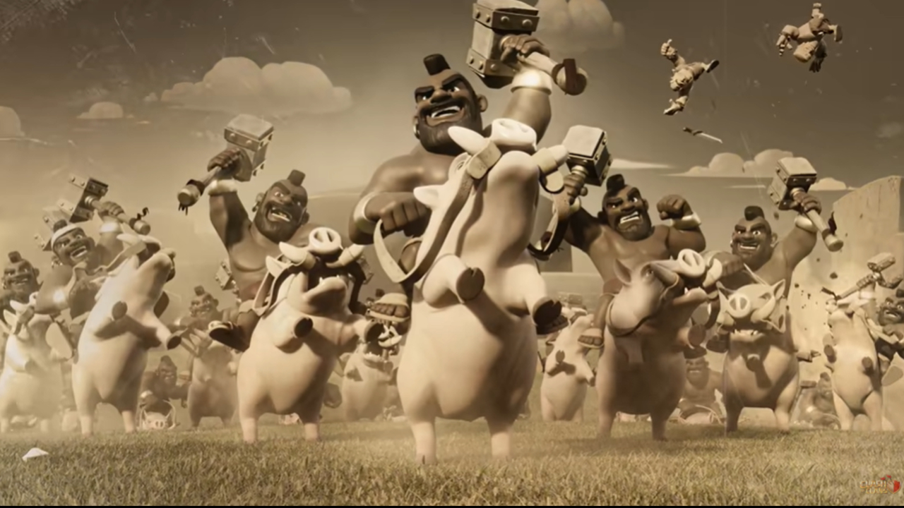 Hog Rider Meme Template