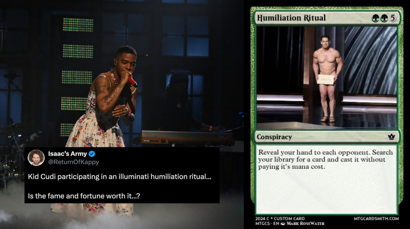 Hollywood Illuminati Humiliation Ritual Meme Template