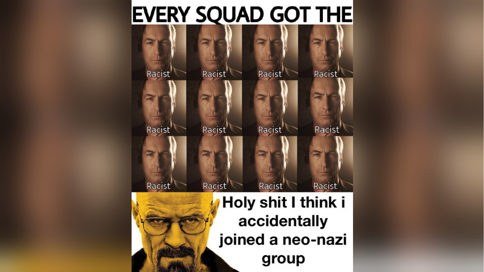 Holy Shit I Think I Joined / I Work At Meme Template