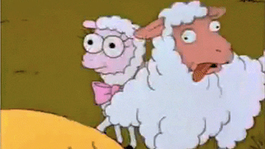 Homer Simpson Lamb Push