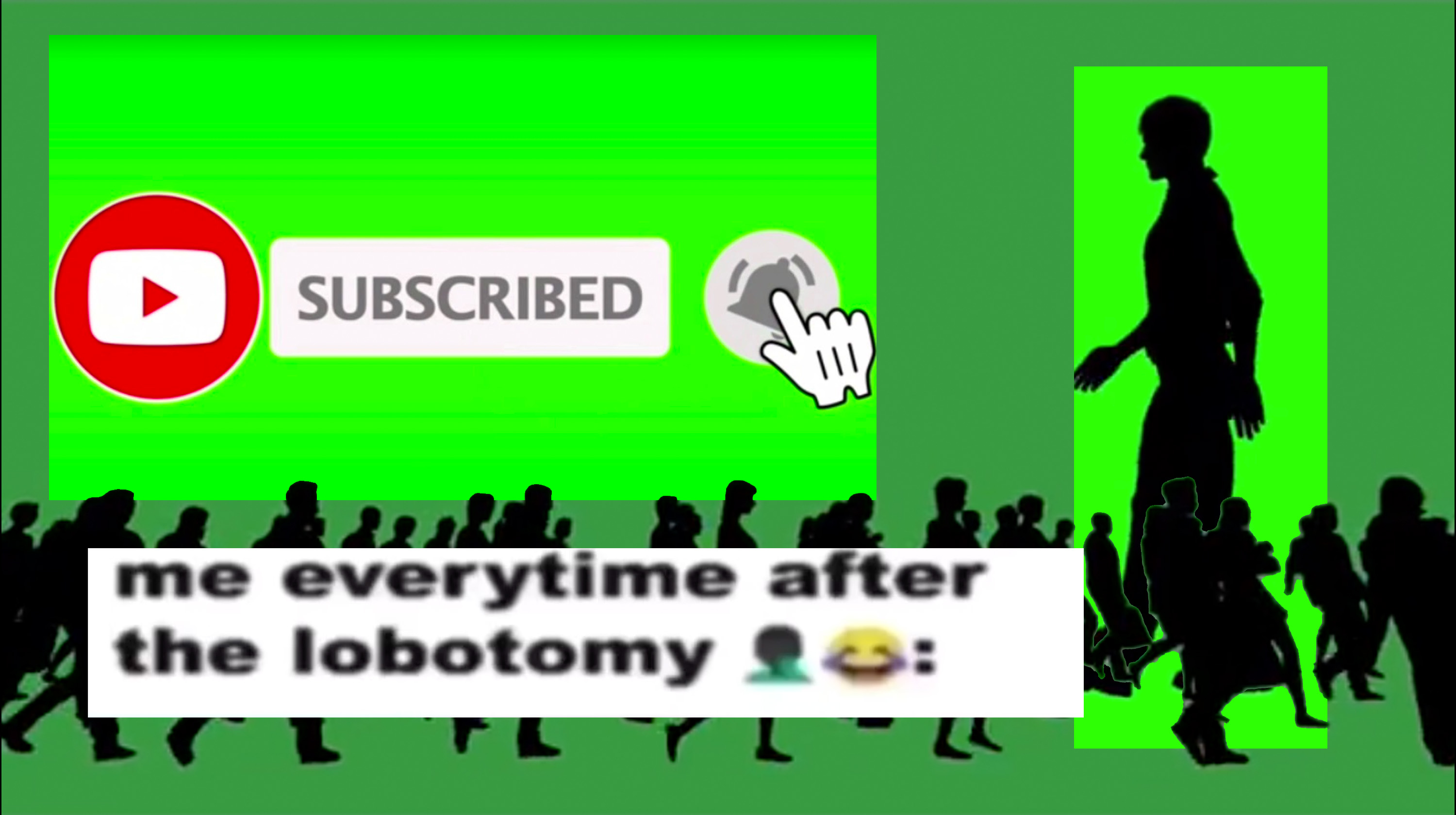 Hood Lobotomy Meme Template