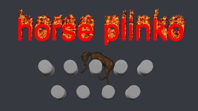 Horse Plinko Meme Template