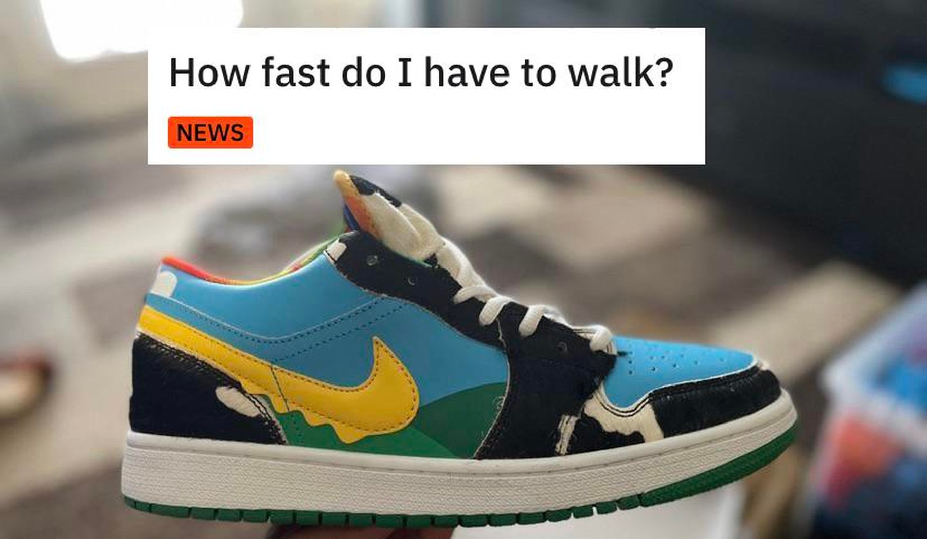 How Fast Do I Gotta Walk? Meme Template