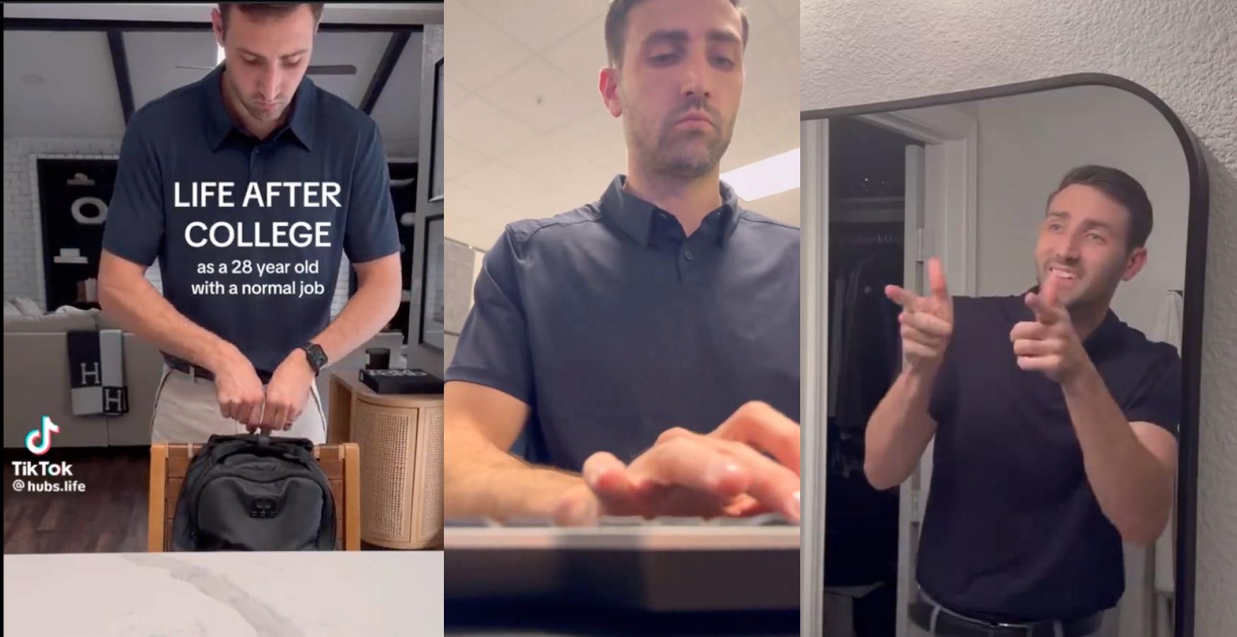 Hubs.Life / Day In The Life Of A Middle Class Man Meme Template