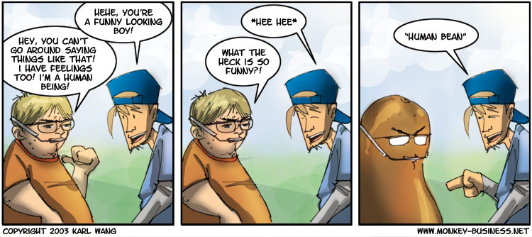 Human Bean Meme Template