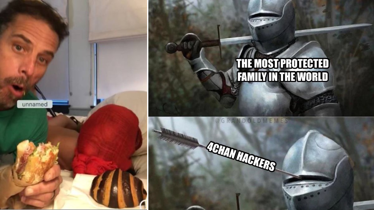 Hunter Biden iPhone Hack Meme Template