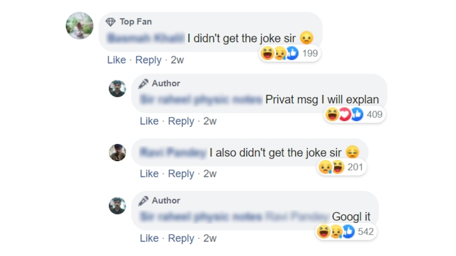 I Didn't Get the Joke, Sir