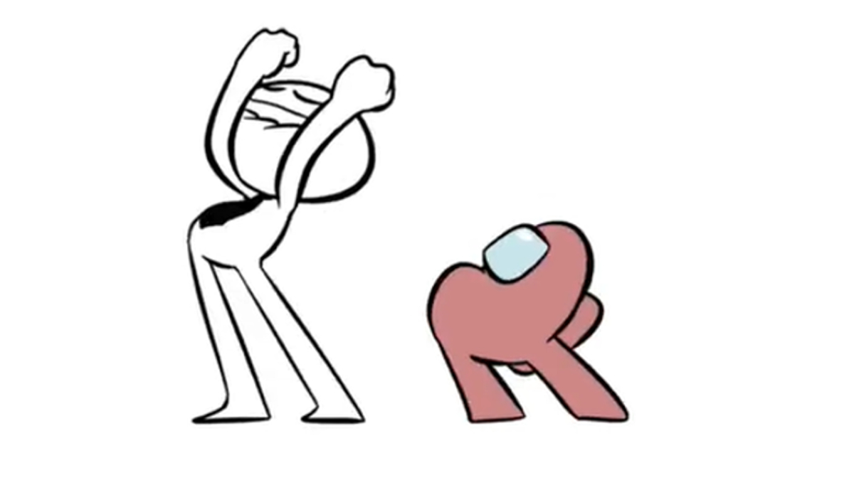 I Found Among Us Meme Template