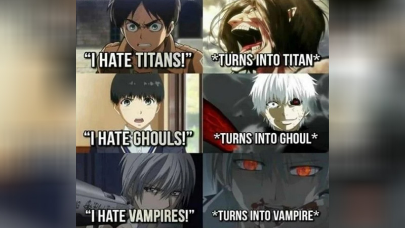 I Hate X | Turns Into X Meme Template