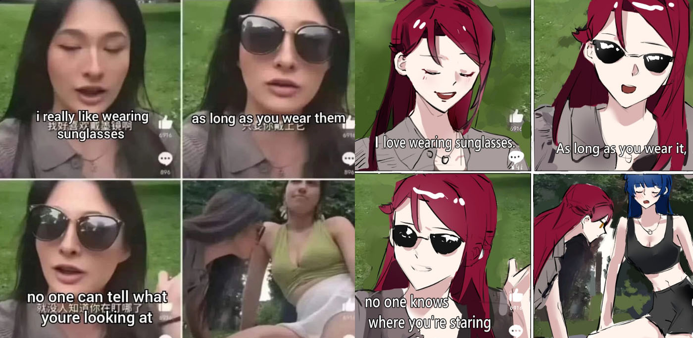 I Like To Wear Sunglasses Meme Template