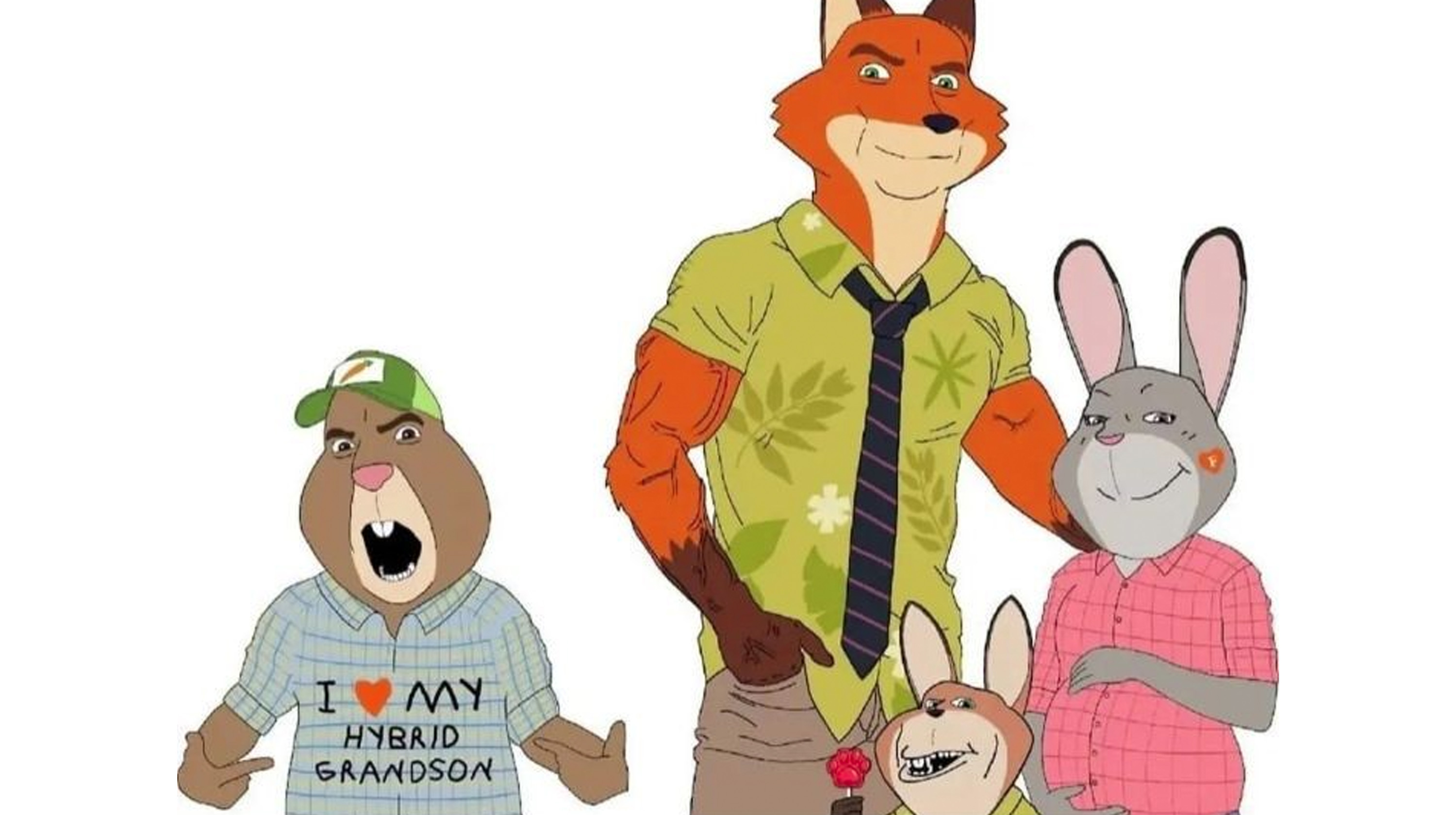 I Love My Hybrid Grandson Meme Template