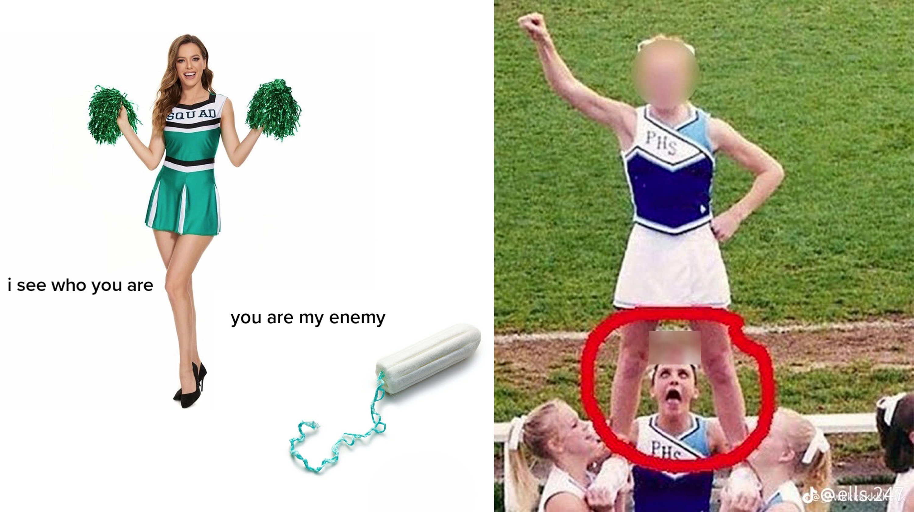 I See Who You Are, You Are My Enemy (TikTok Trend) Meme Template