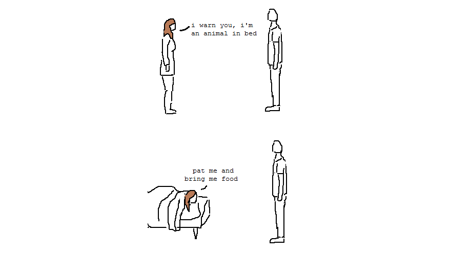 I Warn You, I'm An Animal In Bed Meme Template