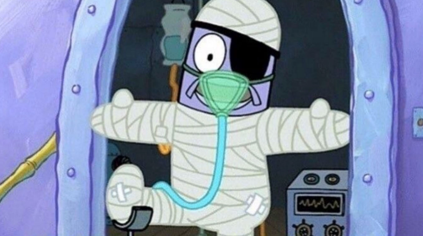 I Was Born with Glass Bones and Paper Skin Meme Template