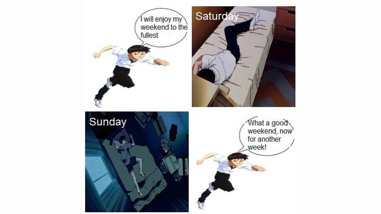 I Will Enjoy My Weekend to the Fullest Meme Template