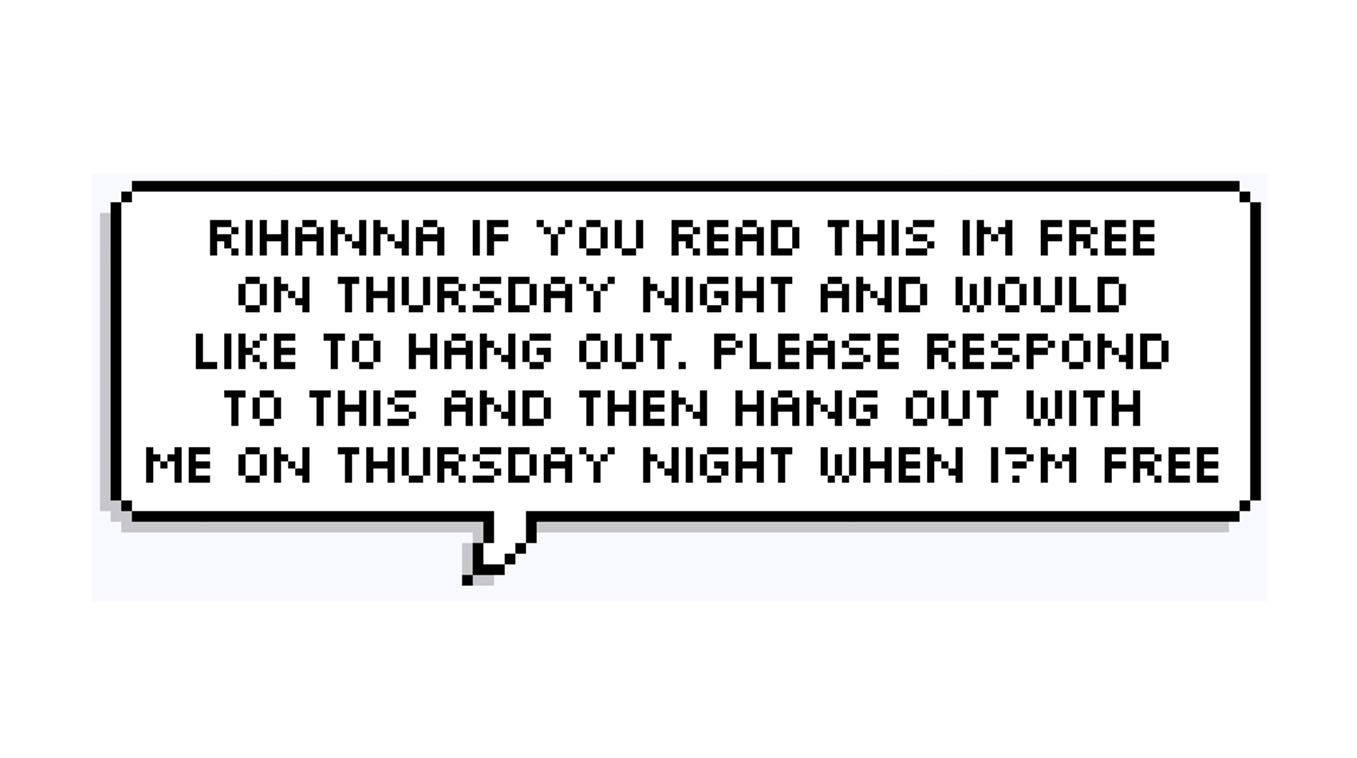 If You Read This I'm Free On Thursday Night Meme Template
