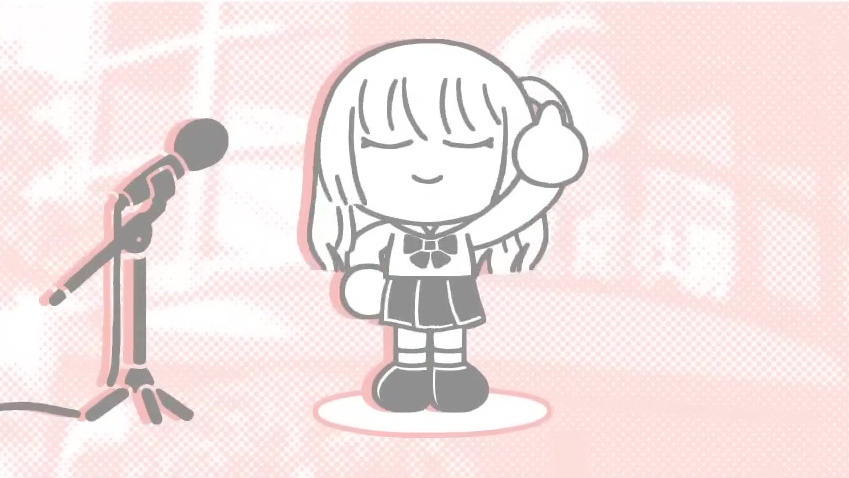 Ikuyo Kita's Middle Finger / Omnidirectional Middle Finger Meme Template