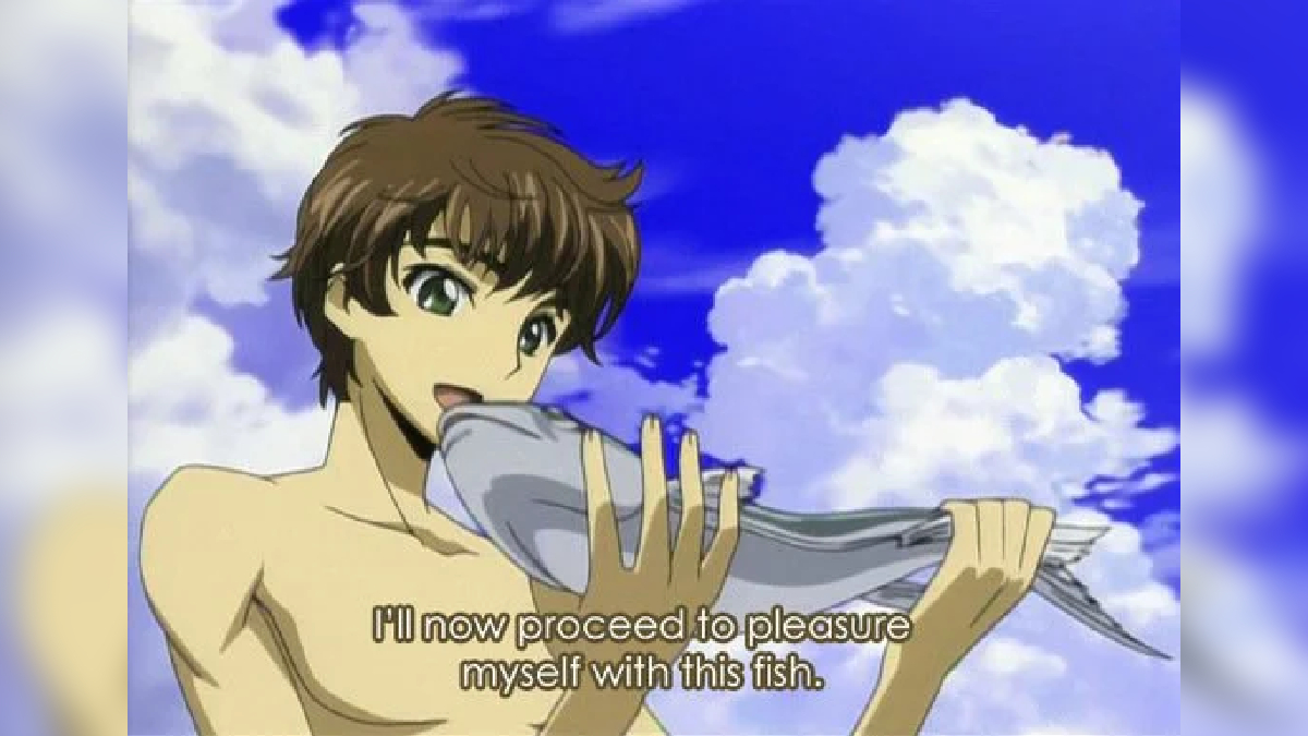 I'll Now Proceed To Pleasure Myself With This Fish