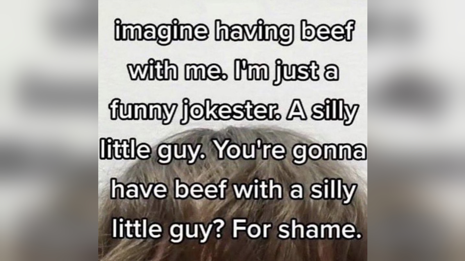 I'm Just a Silly Little Guy Meme Template