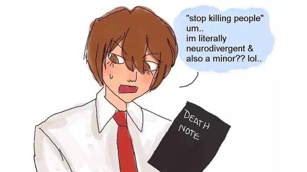 I'm Literally Neurodivergent and a Minor Meme Template