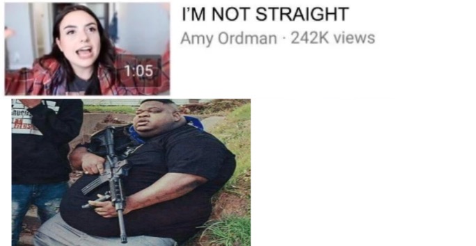I'm Not Straight / Okay, Maybe I Am Straight Meme Template