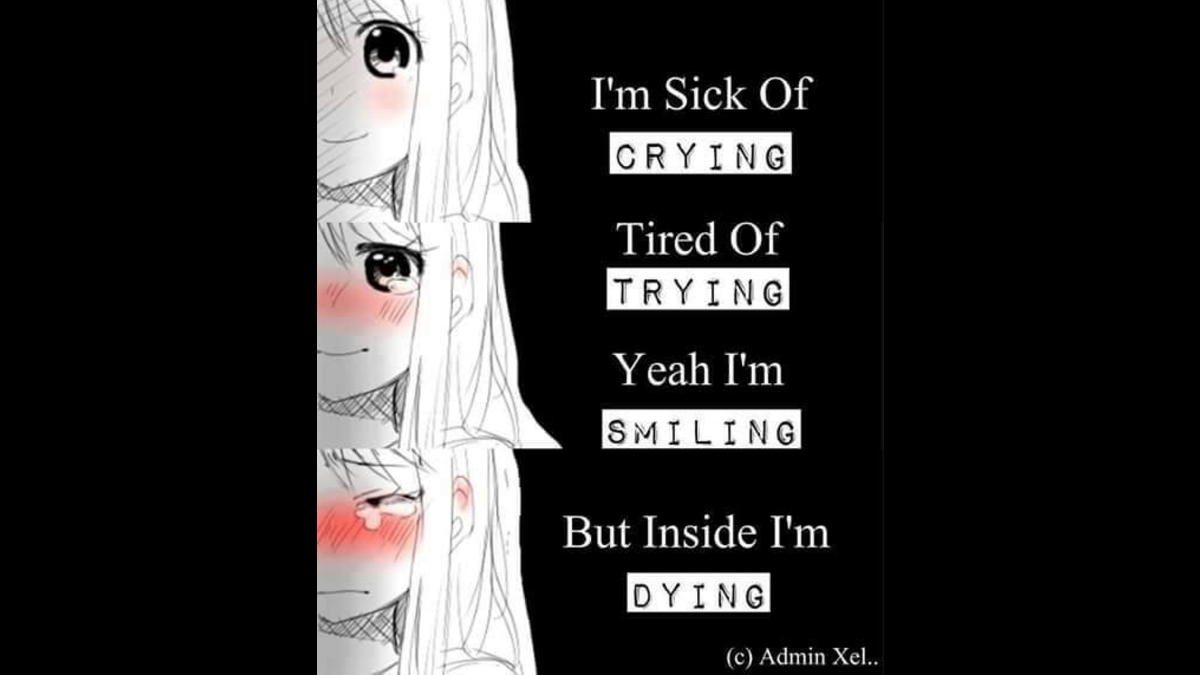 I'm Sick Of Crying But Inside I'm Dying