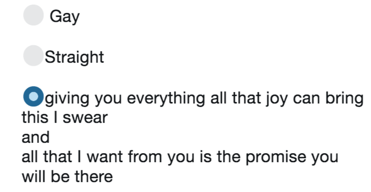 I'm Straight, I'm Gay Survey