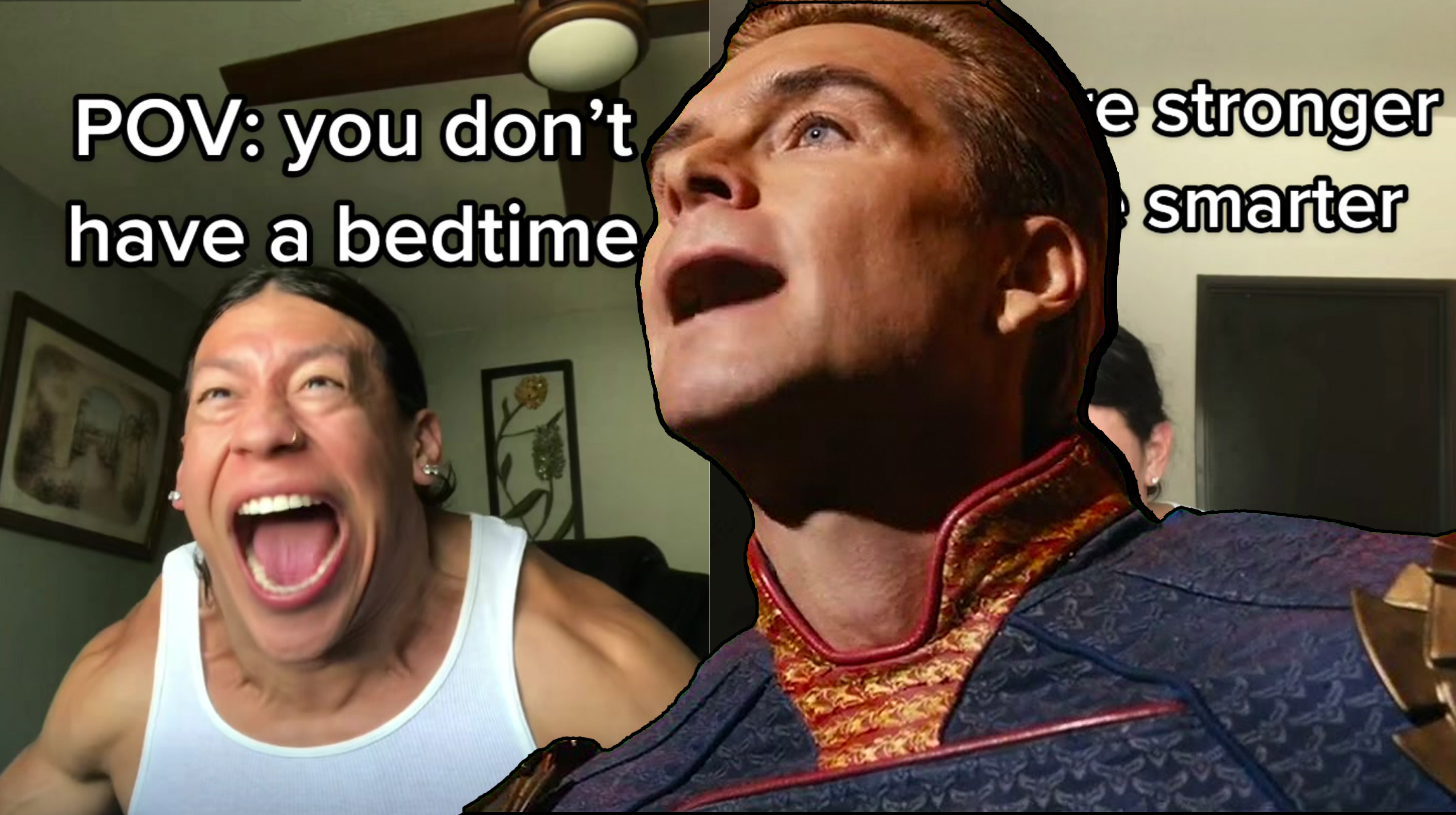 I'm Stronger. I'm Smarter. I'm Better. I Am Better! (Homelander) Meme Template