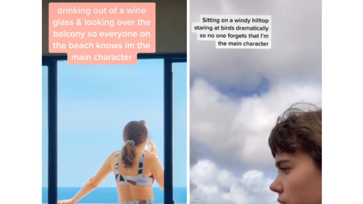 I'm The Main Character Meme Template