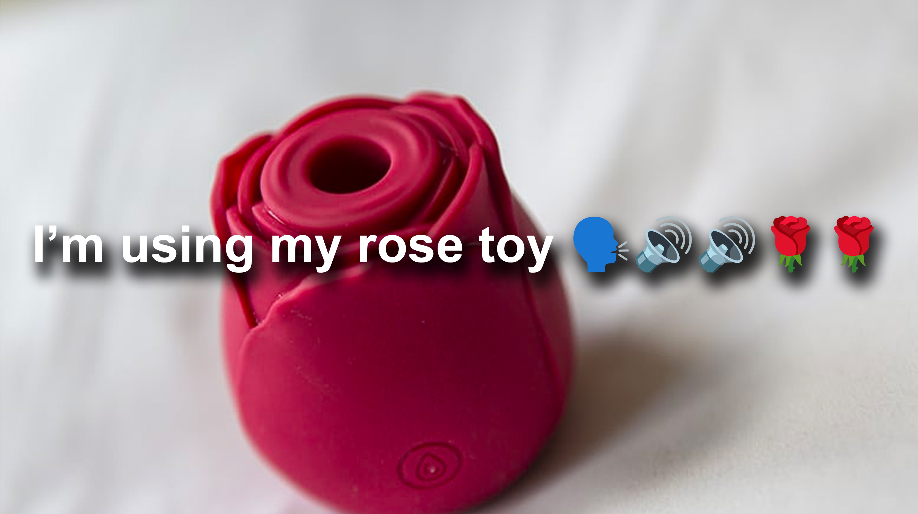 I'm Using My Rose Toy Meme Template