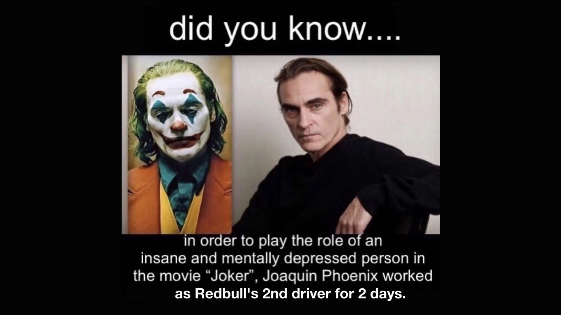In Order to Play the Joker, Joaquin Phoenix... Meme Template
