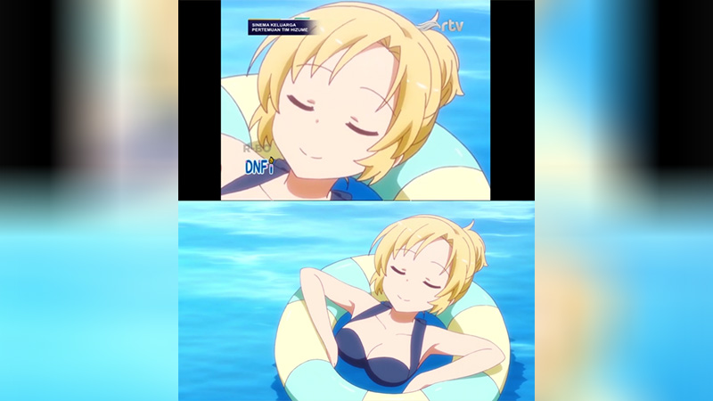 Indonesia Anime Broadcast Censorship Meme Template