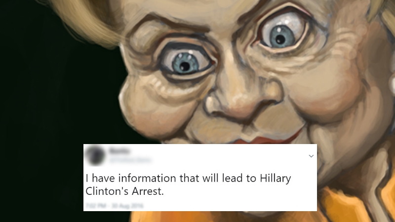 Information That Will Lead to Hillary Clinton's Arrest