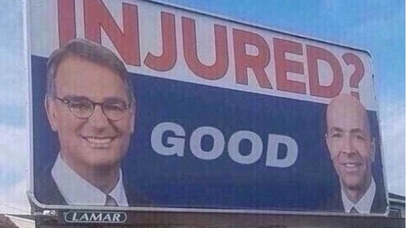 Injured? Billboard Meme Template