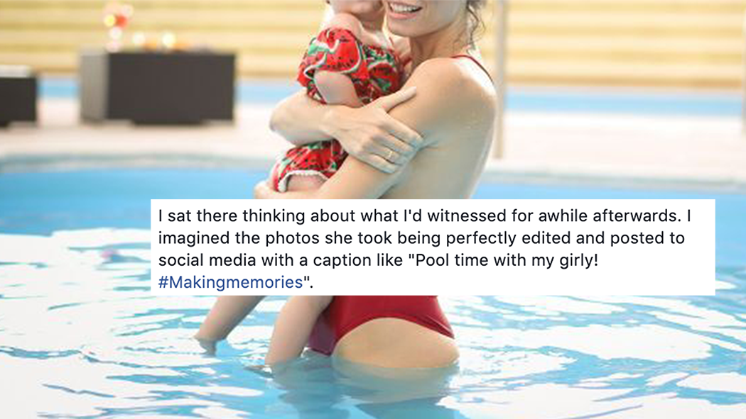 Instagram Perfect Pool Mom Meme Template