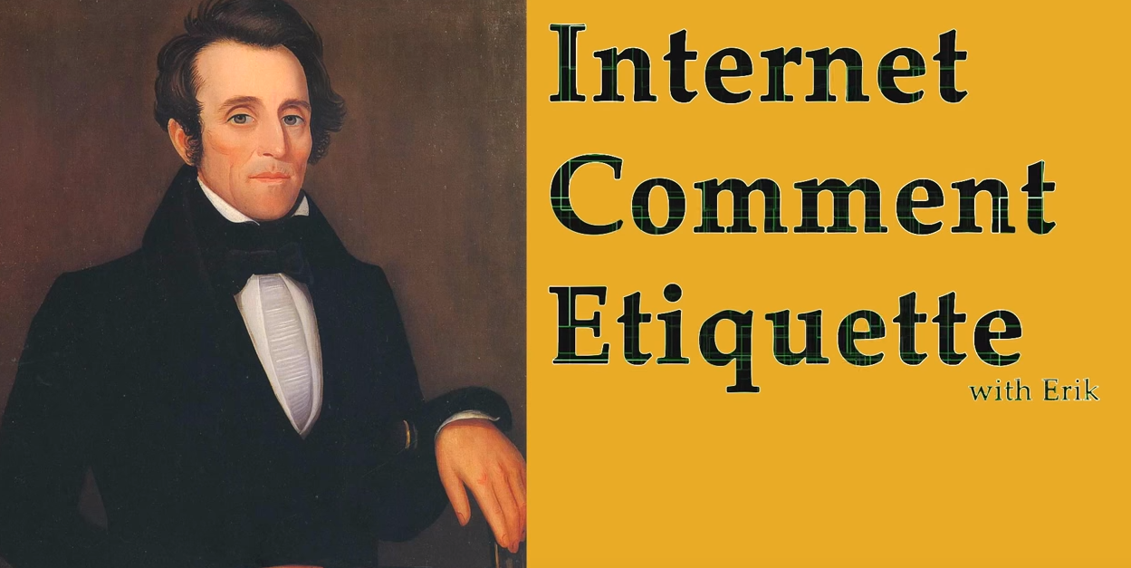Internet Comment Etiquette Meme Template