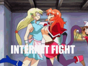 Internet Fight Meme Template