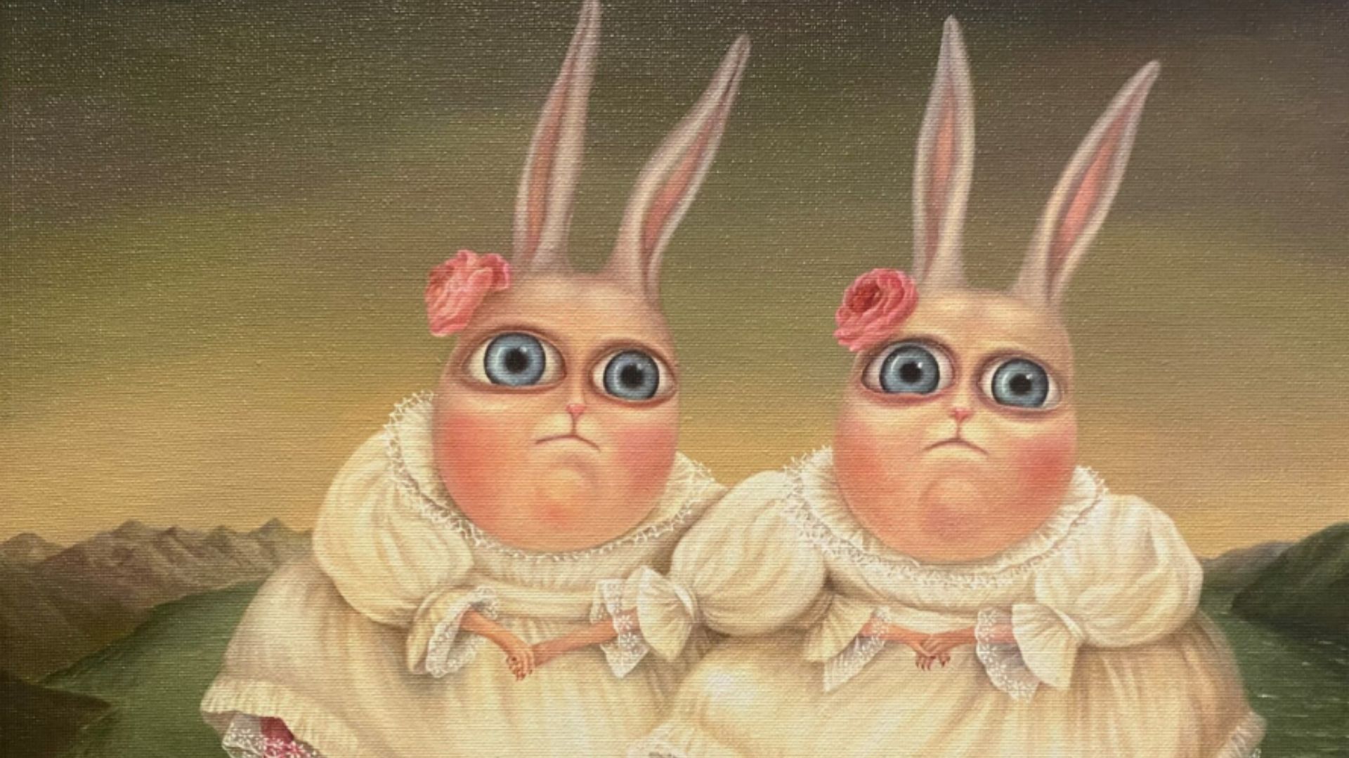 Irena Aizen Rabbit Paintings Meme Template